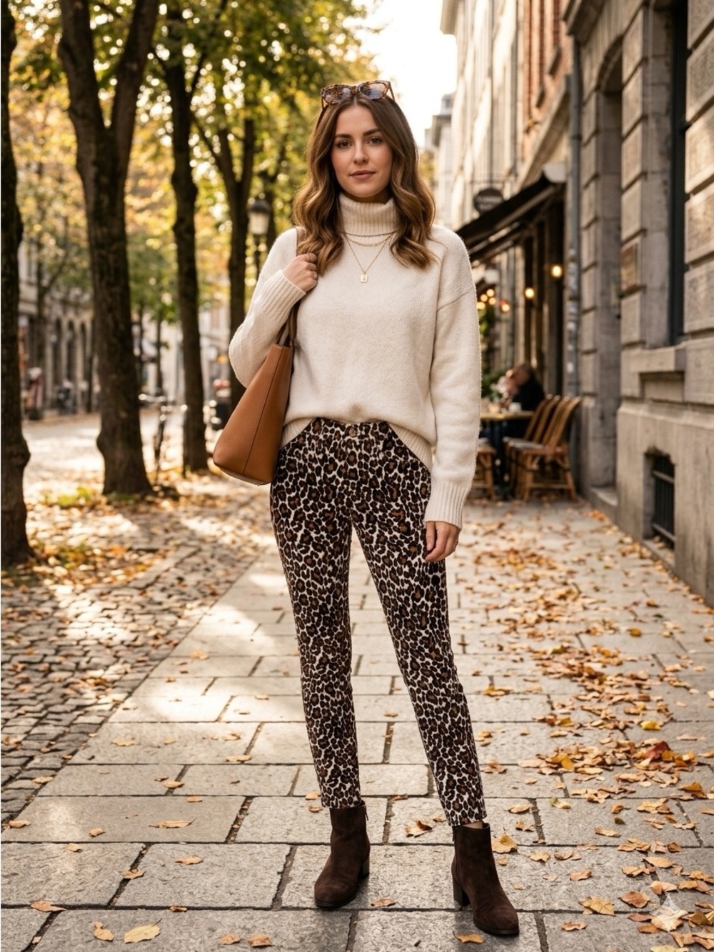 💕 J CREW Leopard  / Cheetah Corduroy Pants ✨